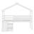 Twin Low Loft House Bed With Slide, Ladder, Safety Guardrails-106752979