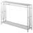 White Faux Marble/Chrome