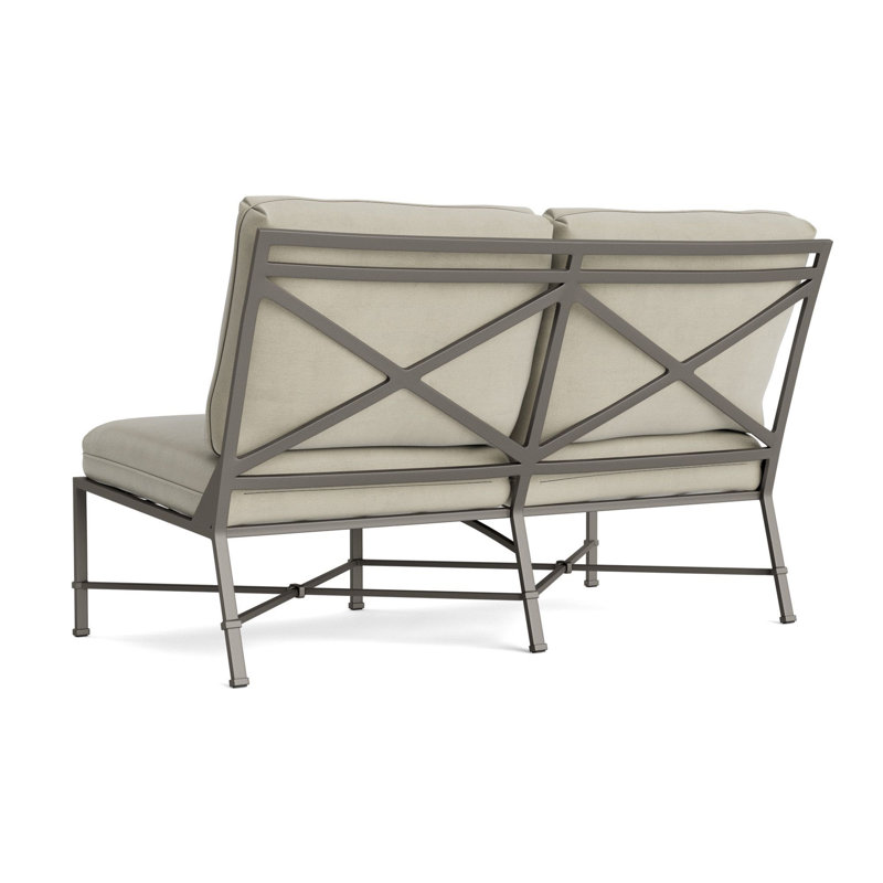 Venetian Outdoor 2 - Seat Loveseat, Fusion Neptune, Mica