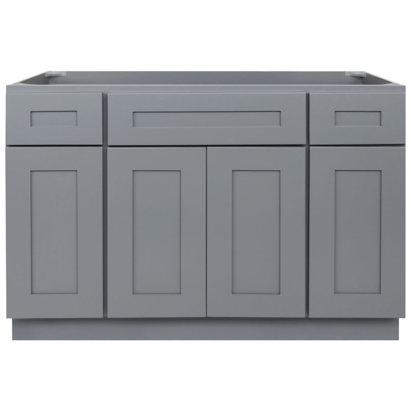 48'' Single Bathroom Vanity Base Only, Gray