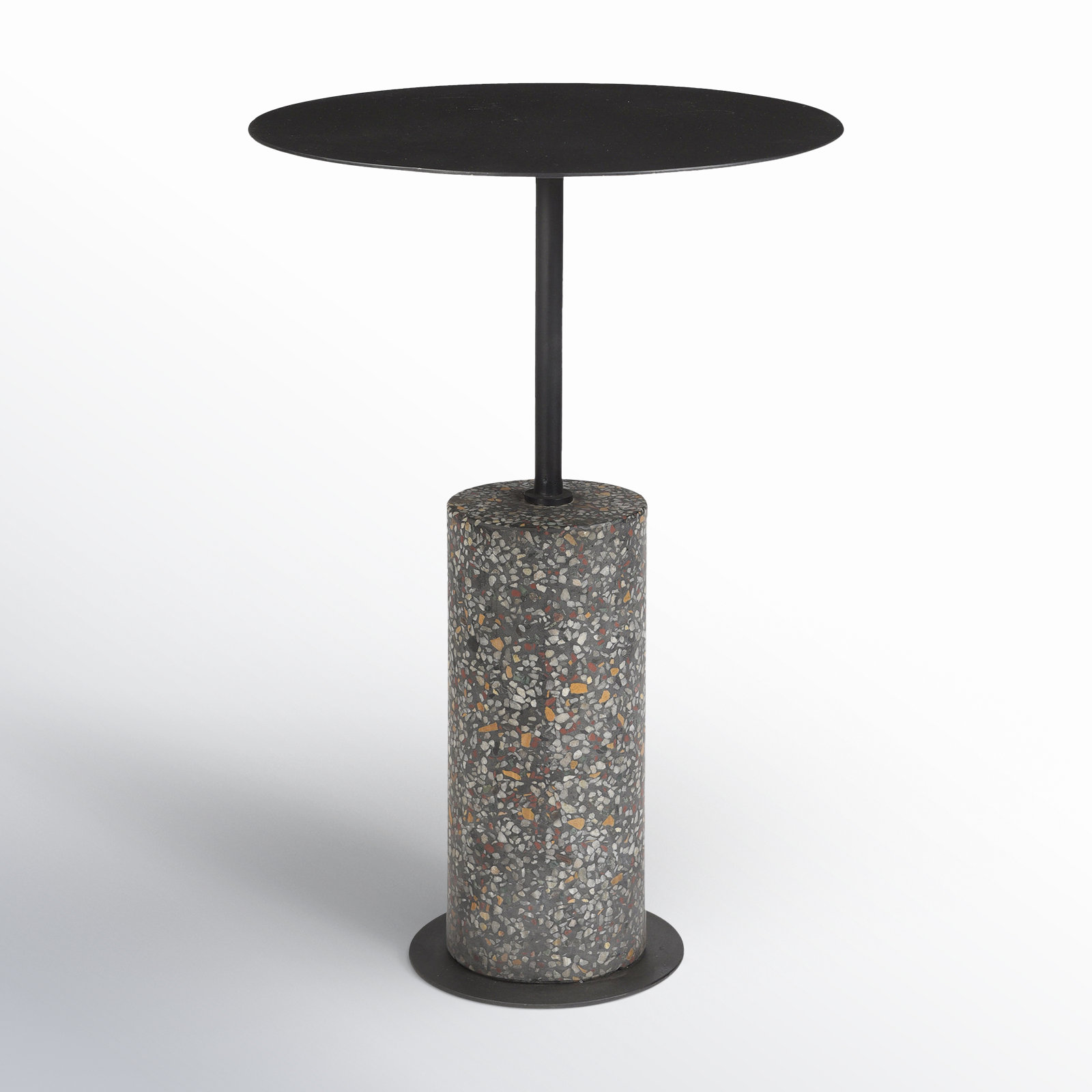 Keefe End Table, Gray, Black