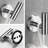 Sus304 Stainless Steel Bathroom Hardware 3, Brushed Nickel, Strong Bath Shower Fixtures  Robe Hook, Toilet Paper Holder, Towel Bar  Toilet Bar, Robe Hook-2015925037