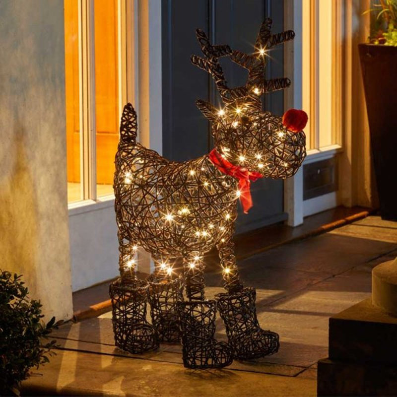 Rattan Christmas Decoration