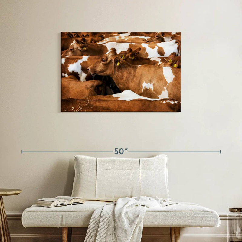 Brampt Guernsey Cows, 24" H x 36" W