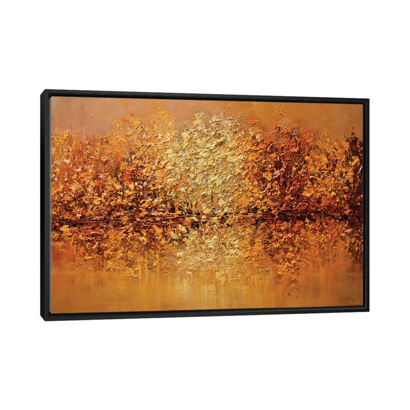 «Swiger Orange County», reproduction sur toile, H 18 po x l 26 po x P 1,5 po, Toile avec cadre noir, Pas de tapis