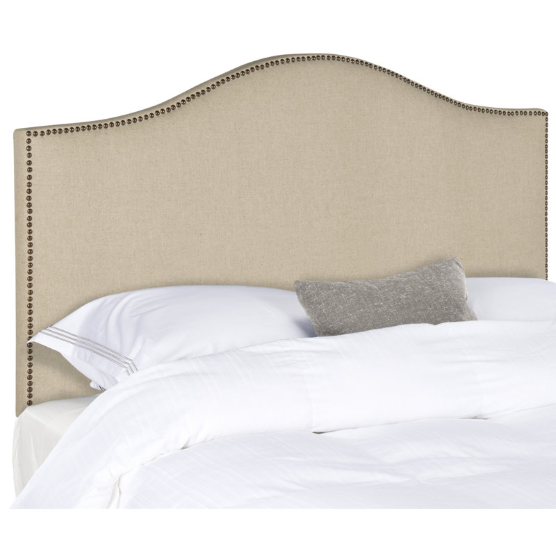 Upholstered Headboard, Queen, Hemp, Linen