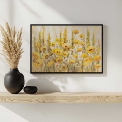 Yellow Field by Silvia Vassileva Art Print