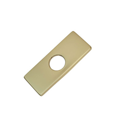 Stylish Single Hole Bathroom Faucet Plate