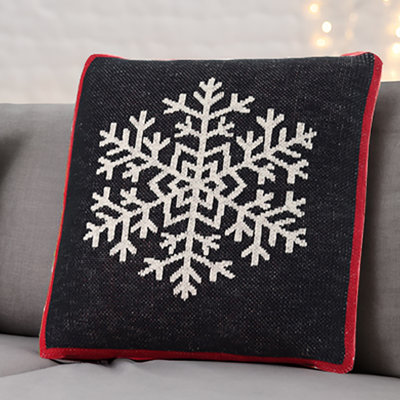 Abstract Cotton Throw Pillow
