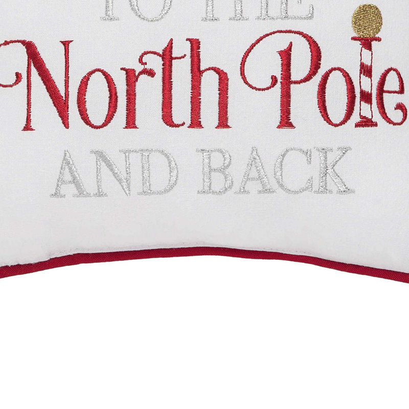To The North Pole & Back Pillow