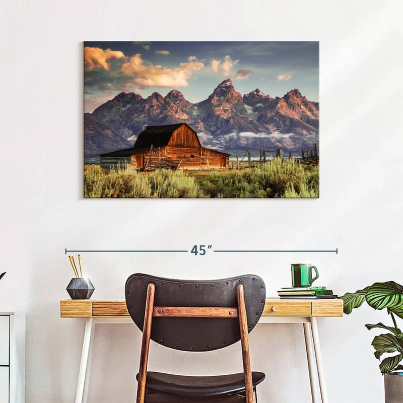 Lilie Barn At Teton, H 26 po x l 39 po