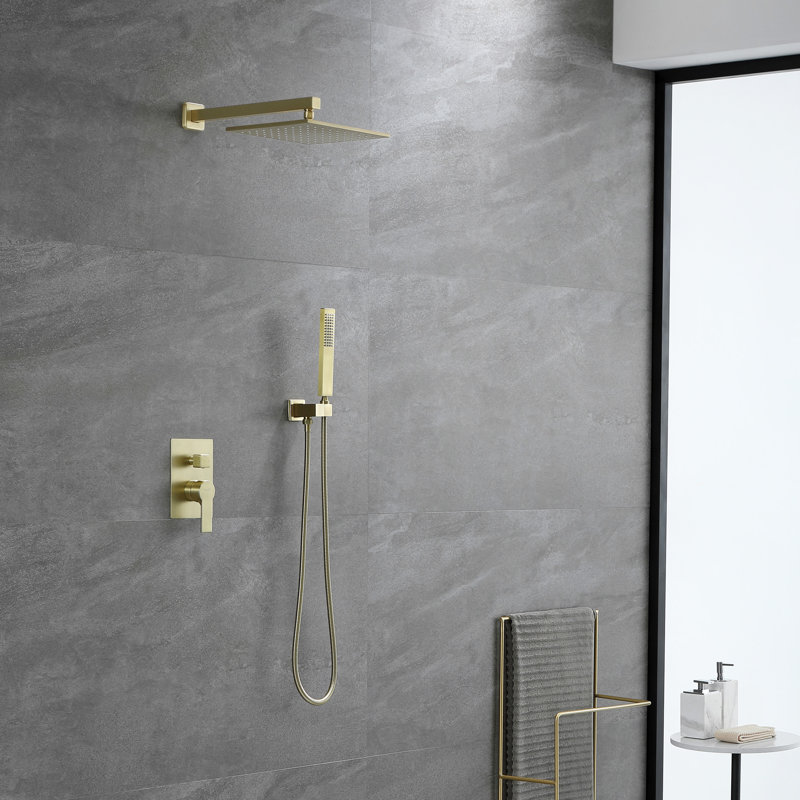 Système de douche complet avec valve brute