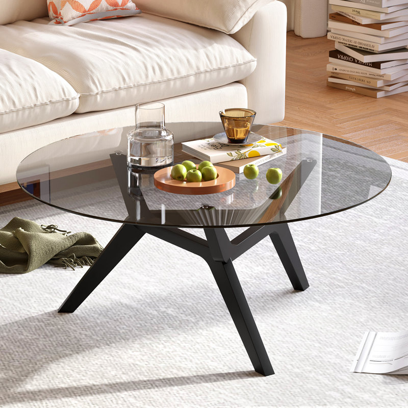 Three Leg Coffee Table, Black