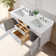 Ajhane 60'' Double Bathroom Vanity with Engineered Stone Top