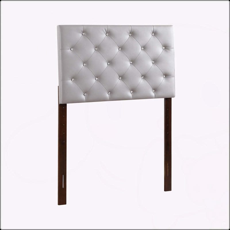 Super Nova Headboard, Twin, Light Gray