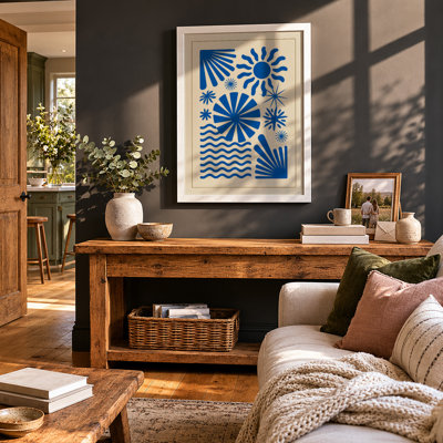 Celestial Forms Geometric - Framed Print