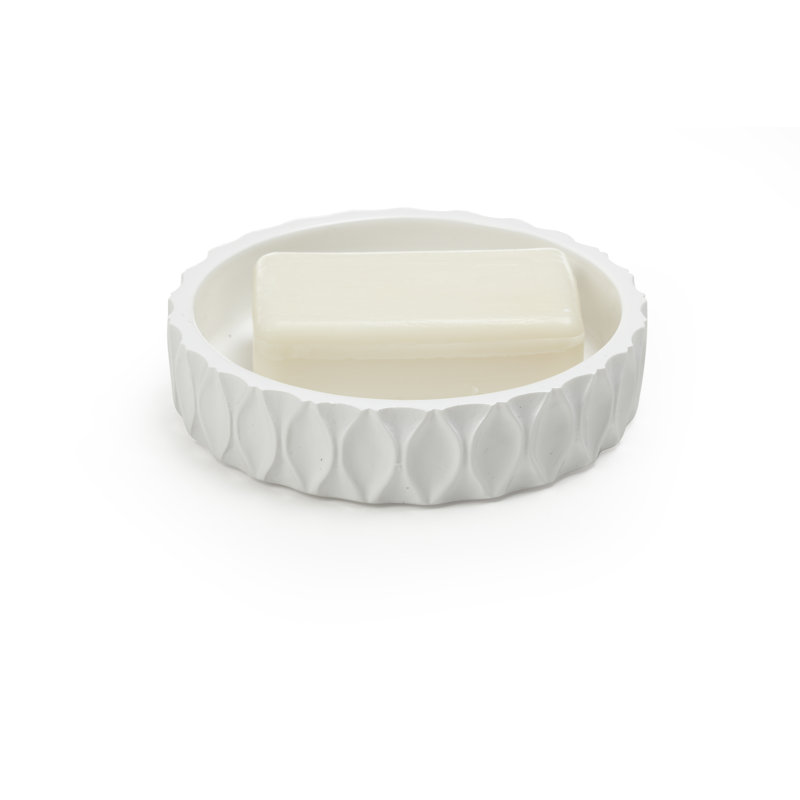 Porte-savon Wave blanc, Blanc