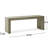 Gray Oak, Wood, Bench For Dining, 48 W, 15 Wide, 18 High, Clean Lines, Hand - Crafted Look Structure, Finish