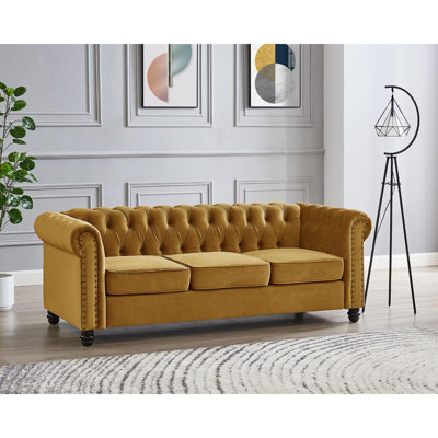 Chesterfield Velvet Sofa