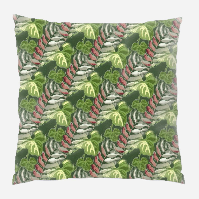 Coussin de feuilles, Intérieur
