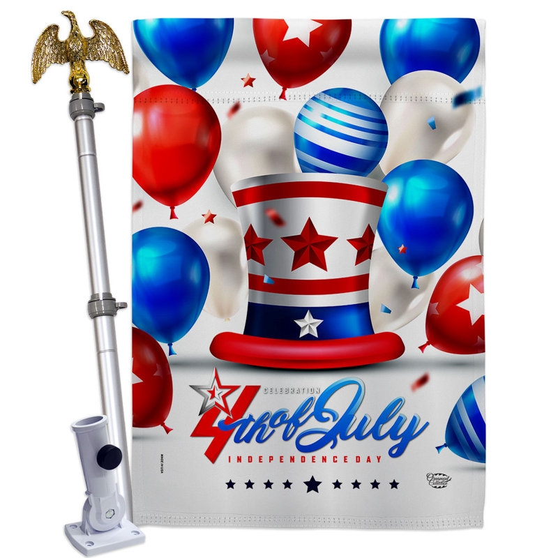 Ensemble de drapeaux en polyester 40 po x 28 po Indépendant Ballooon