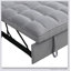 Canapé-lit futon moderne en velours avec lit gigogne, dossier inclinable réglable, coussins décoratifs et poches pour le salon, canapé-lit convertible 3-en-1-1554121185