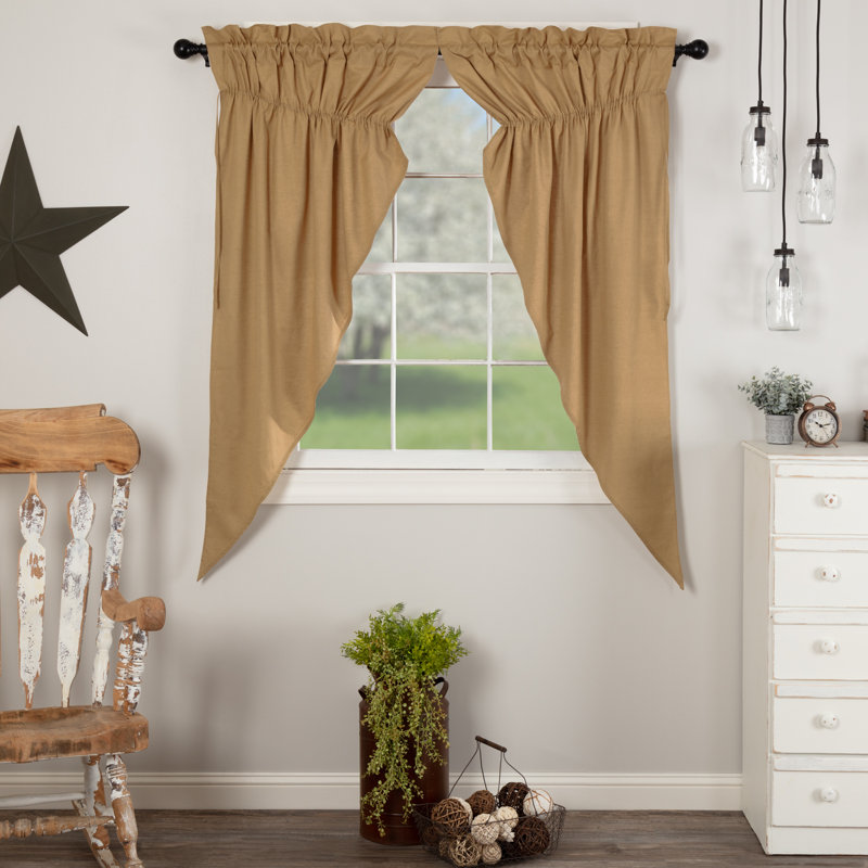 Sickels Cotton Blend Room Darkening Curtain Panel Pair, Khaki