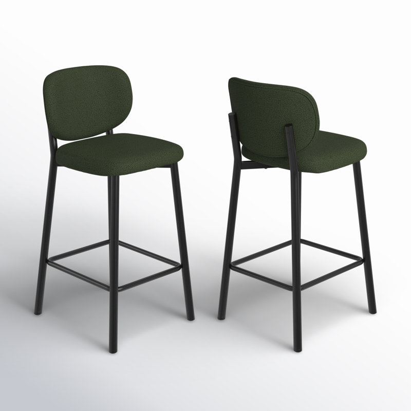 Corine 24'' Counter Stool, Green