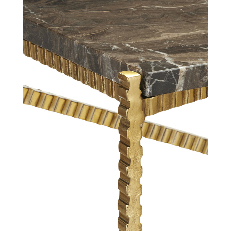 Flying Gold Stone Console Table