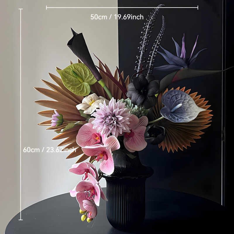 Ornements de fleurs simulées