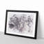Lion in the Mist Watercolour - Picture Frame Graphic Art Print-56739042-56739041