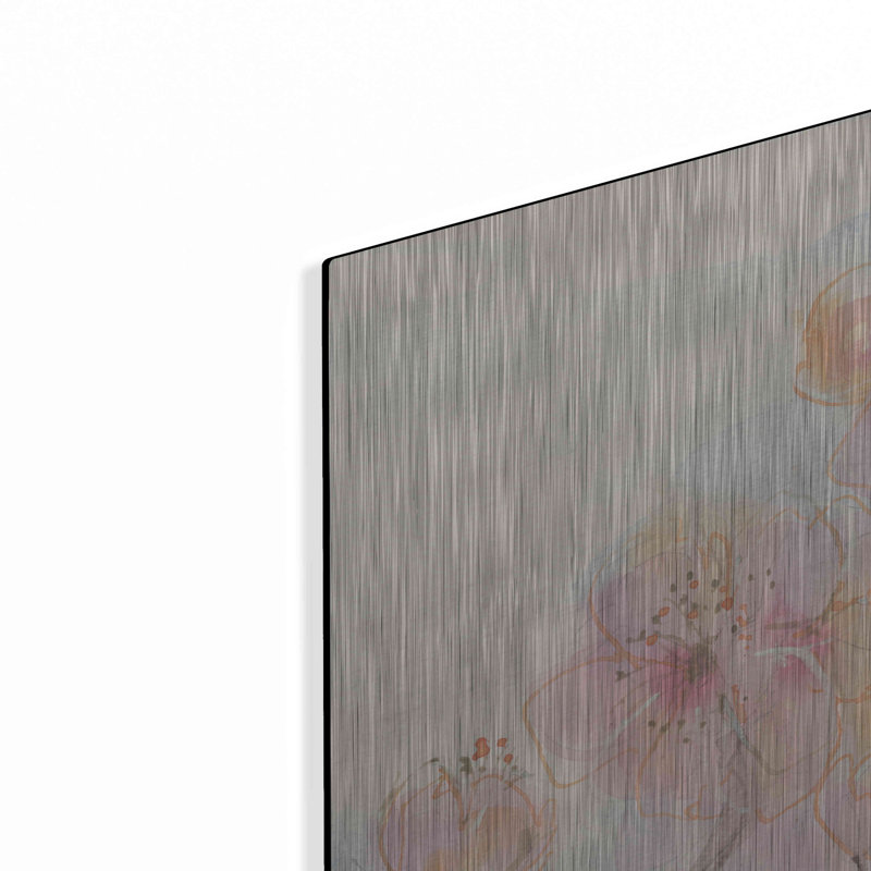 «Pink Blossoms III» par Chris Paschke, H 24 po x l 24 po