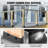 Sumiah Powder-Coated Steel Post Base