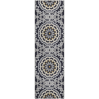 Premium Machine Washable Cerrito Black Rug