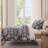 Derby Washed Linen Floral Print Chic Casual Classic Traditional Comforter Set-109378626