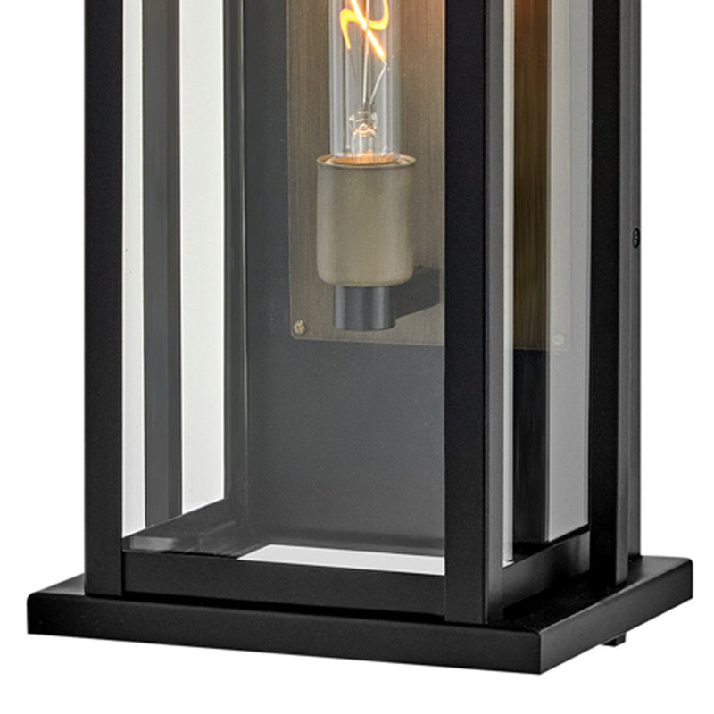 Langston Single Light Tall Wall Mount Aluminum Outdoor Lantern