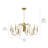 Karthe 9 - Light Dimmable Spider Chandelier