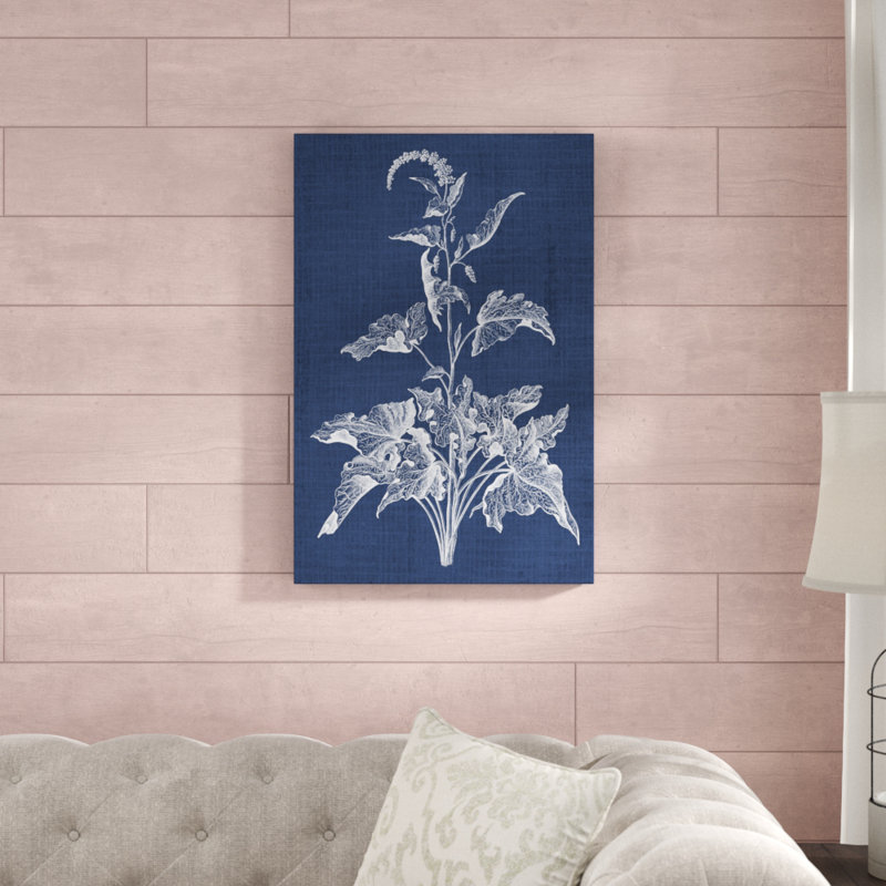 «Foliage Chintz II», peinture sur toile, H 30 po x l 20 po, Toile tendue