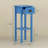 2-Tier Side Table with Drawer Shelf for Living Room, Light Blue-2009124429