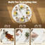 80 cm Round Dining Table with Steel Base