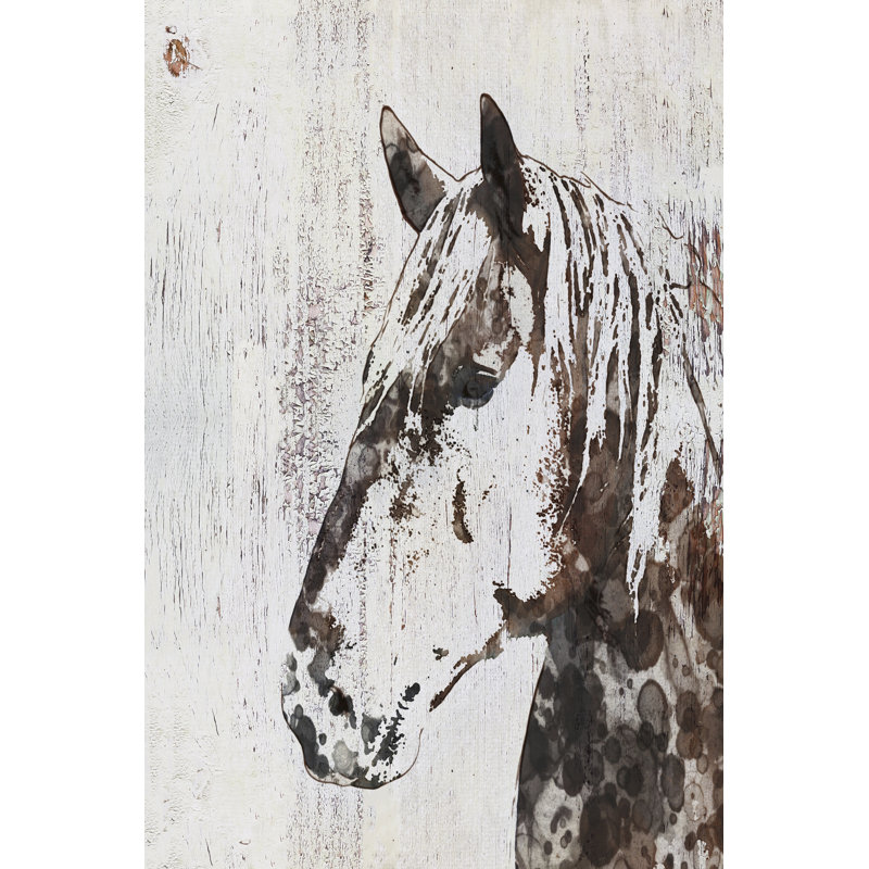 Cheval galaxie III, H 36 po x l 24 po x P 1,25 po