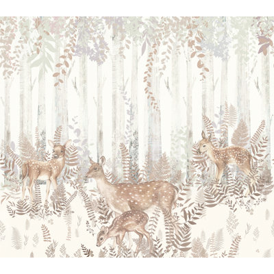 Fawn Meadow Wall Mural