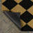 Paige Modern Classic Diamond-Patterned Coir Natural/Black Indoor/Outdoor Doormat-155194694