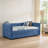 Daybed with Twin Size Pop-up Trundle Upholstered Tufted Sofa Bed, Twin Size, Boucle Fabric-168610827