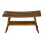 EcoDecors Satori - Banc de douche en teck, banc de douche en teck, banc de salle de bain en teck, banc de douche en bois de teck, brun bois-96747924