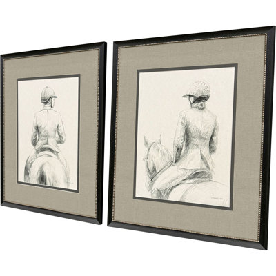 English Rider Framed Art