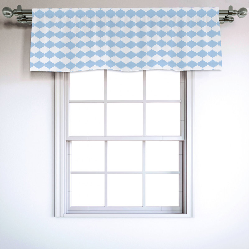 Sateen Ruffled Window Valance