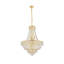 Lustre empire unique à 12 lumières avec accents de cristal Stoltz-32478719-32478721