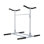 Steel Mounting / Installation Required Adjustable Kayak Rack