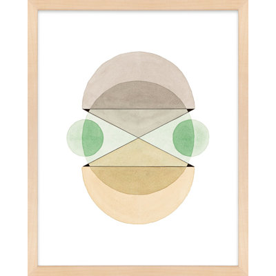 Courage In Green Print by Allison Rietta